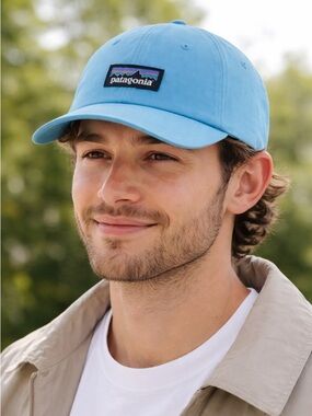 Patagonia nwt p-6 label trad cap blue